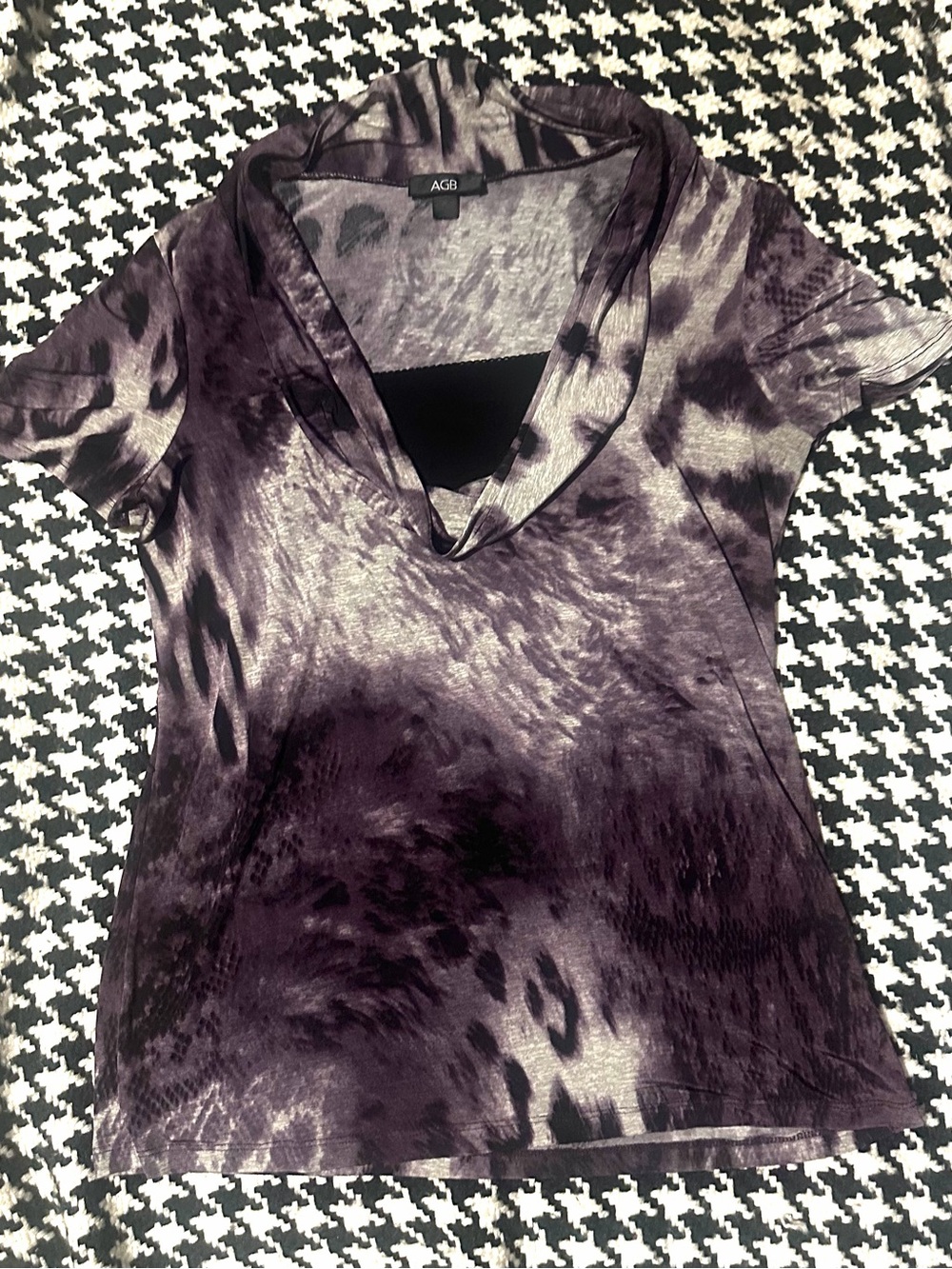 Y2K office gal Short Sleeve Top